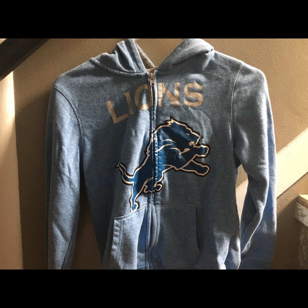 detroit lions zip up hoodie